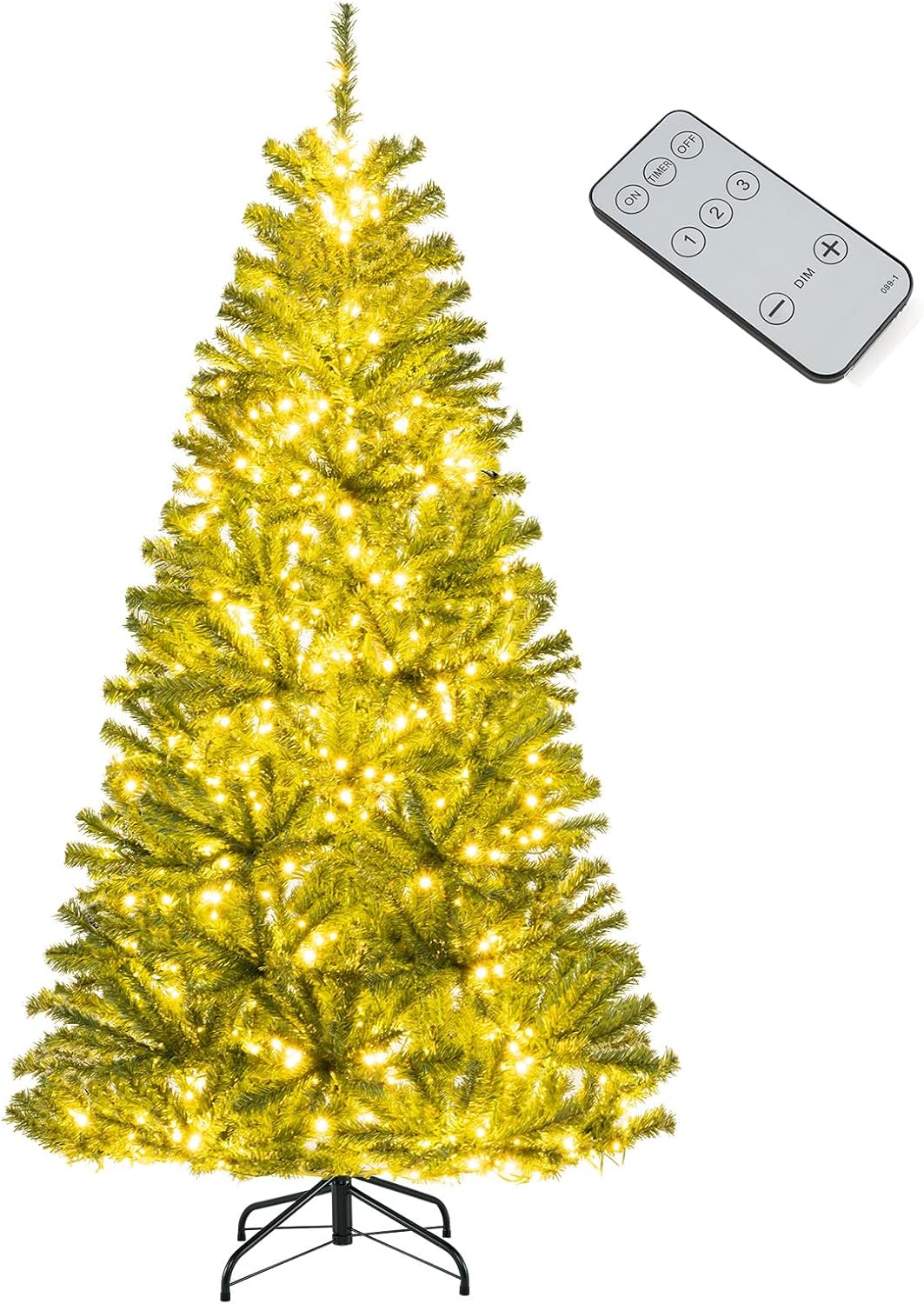 GOFLAME 6FT Pre-lit Artificial Christmas Tree for Holiday Cheer