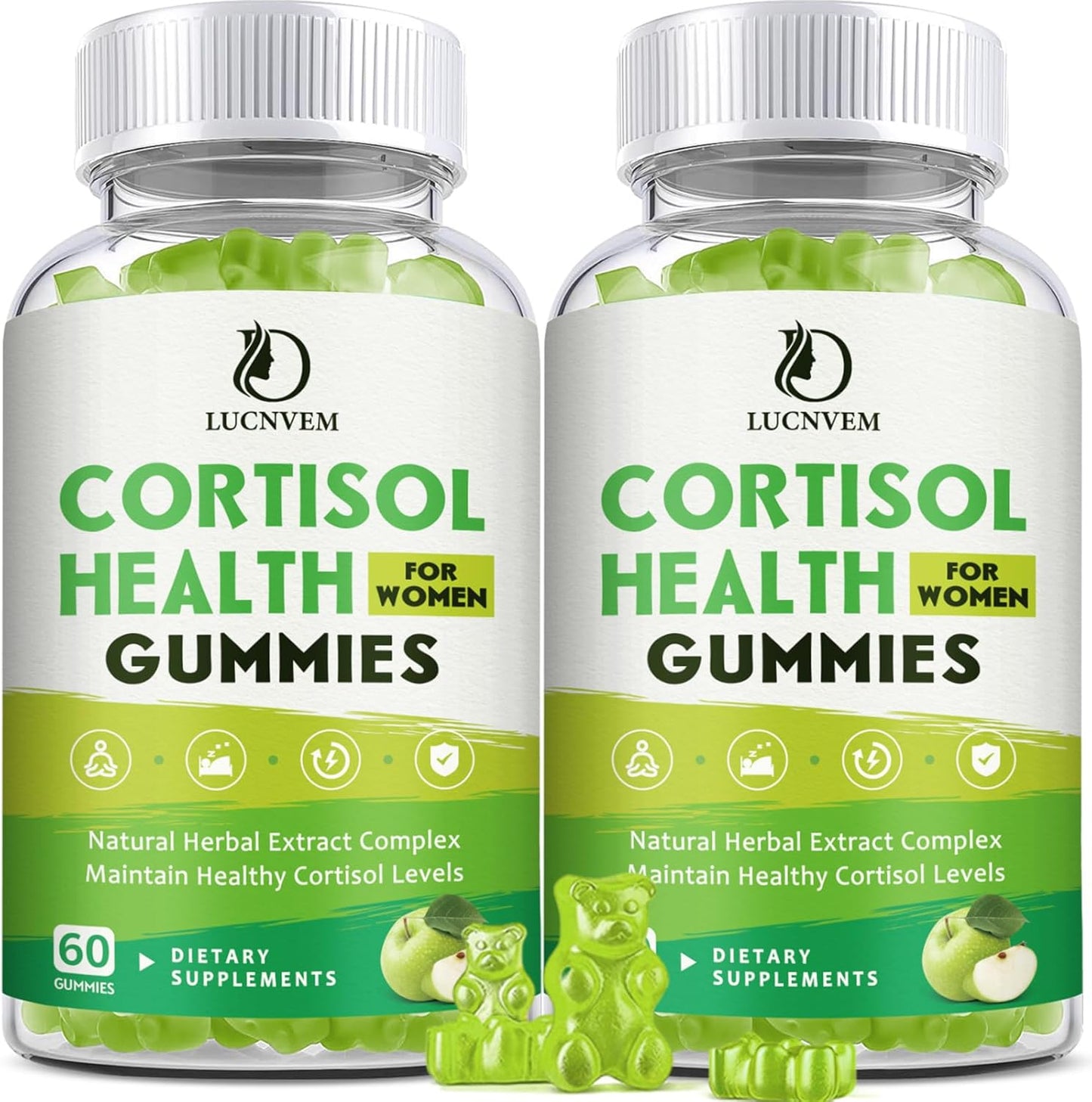 Cortisol Supplements Gummies for Women with Ashwagandha & More