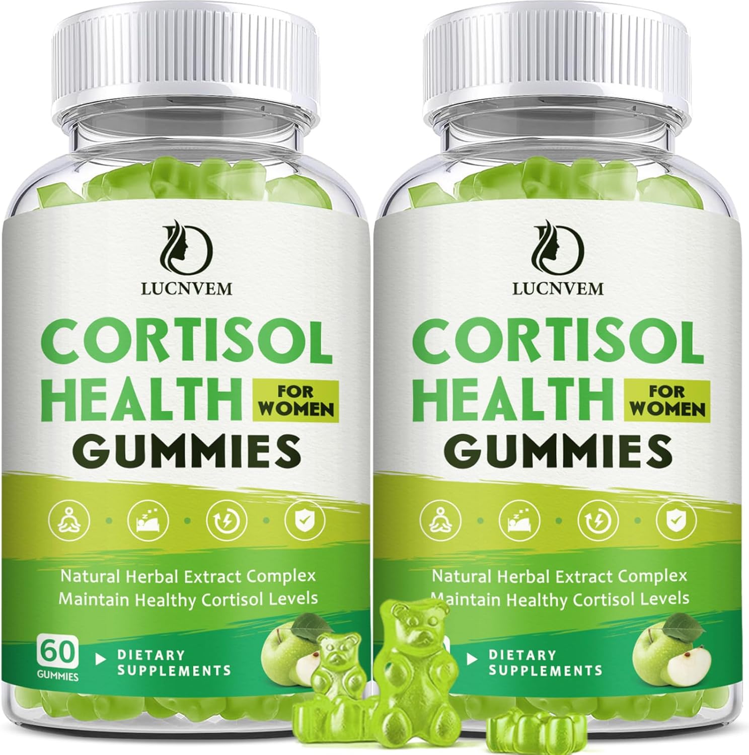 Cortisol Supplements Gummies for Women with Ashwagandha & More
