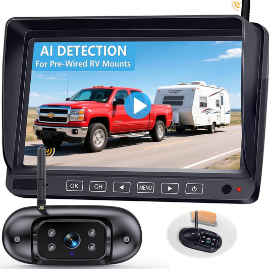 Rohent Wireless Backup Camera for Trailer - 7in 1080P