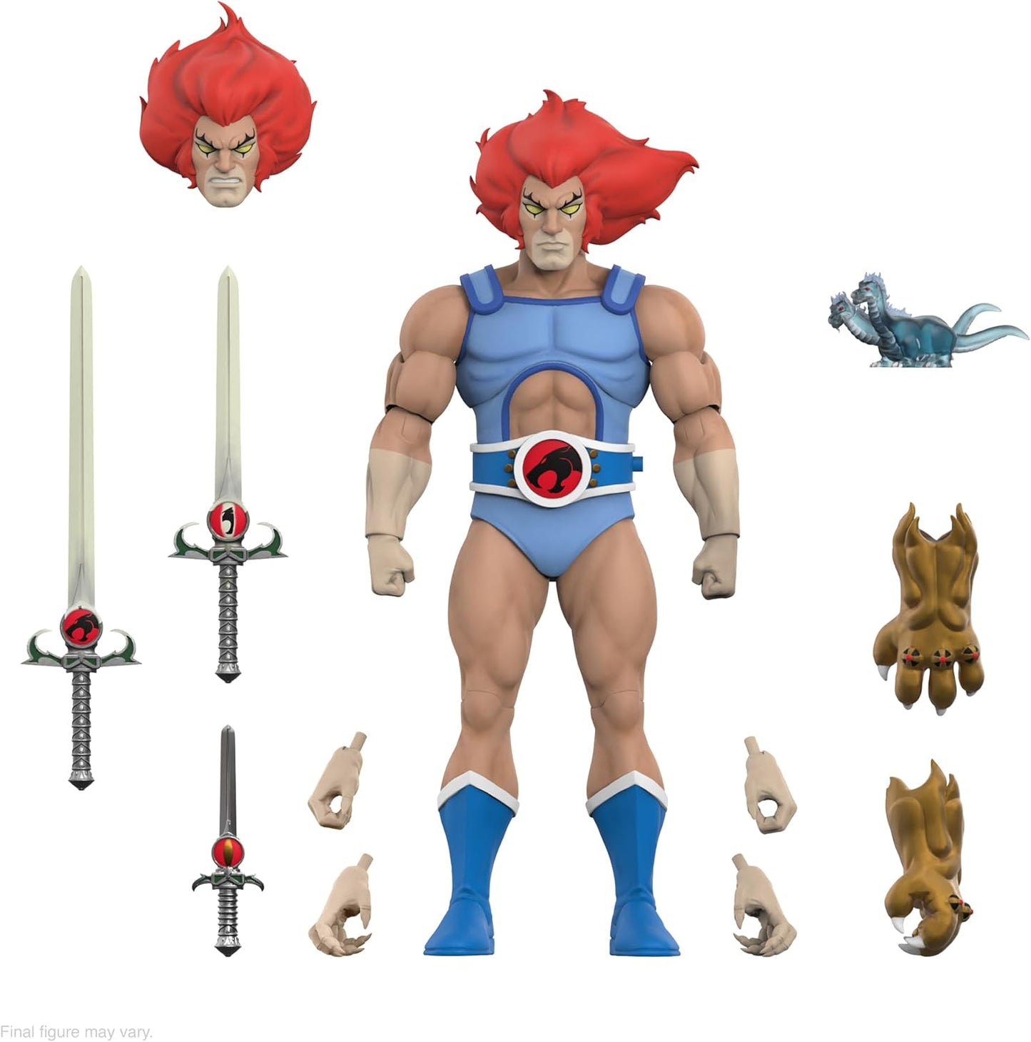 Thundercats Lion-O Action Figure with LED Eyes - Retro Collectible