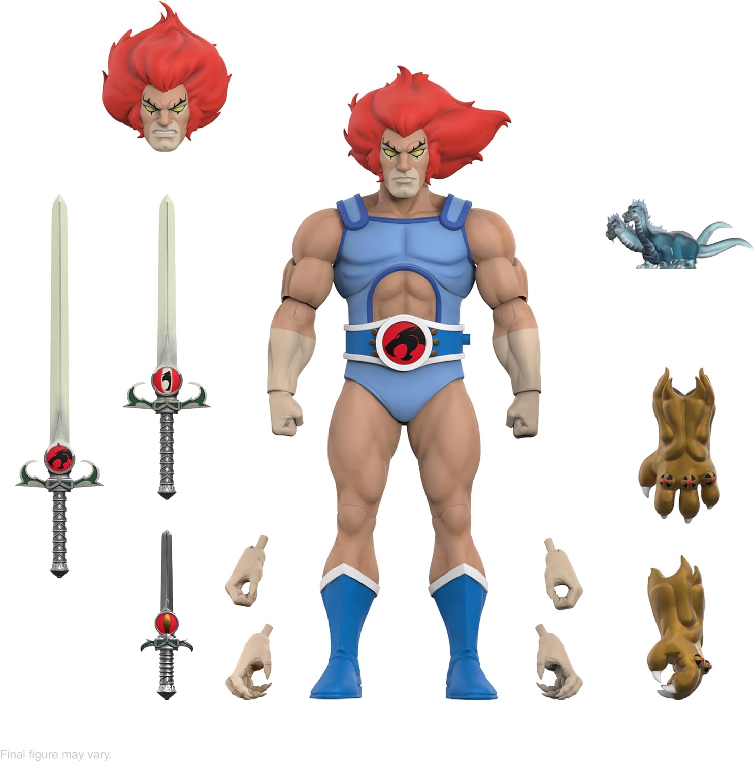 Thundercats Lion-O Action Figure with LED Eyes - Retro Collectible