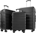 Sweetcrispy Luggage Spinner Wheels 3-PC Set - Lightweight Durable