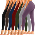 yeuG 7 Pack High Waisted Leggings for Women - Tummy Control Value