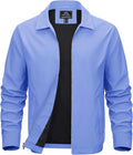 MAGCOMSEN Men's Lightweight Windbreaker Jacket - Casual Full Zip Coat