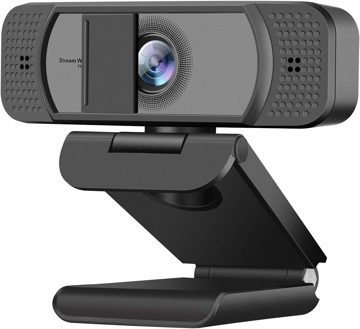 JETAKu HD Webcam: Crisp 1080p, Privacy Cover, Wide View