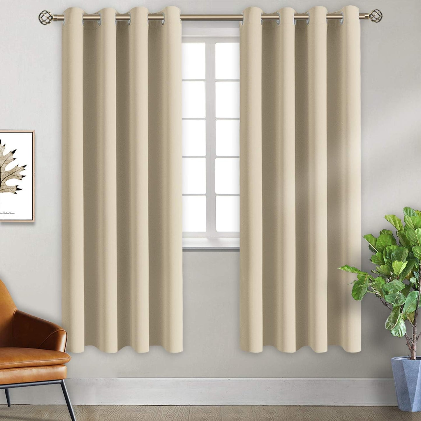 BGment Room Darkening Curtains for Bedroom - Thermal Insulated Panels