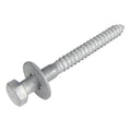 3/8 x 5 in Lag Screw Kit 50 Pack - Hot Dip Galvanized for Outdoor Use