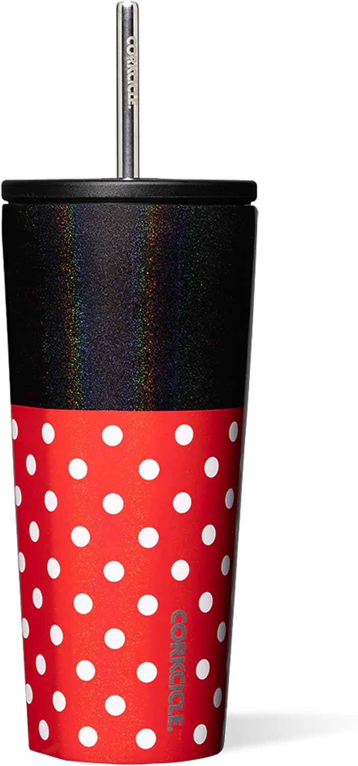 Corkcicle Disney Cold Cup - Triple-Insulated Minnie Mouse Tumbler