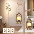 Scenekoy Vintage 68 Tall Floor Lamp with Lanterns - Rustic Dimmable