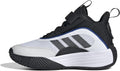 adidas Unisex-Child Own The Game 3.0 Mid Top Elastic Lace & Strap wear