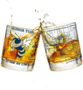 Georgia Tech Yellow Jackets College Whiskey Glasses Set of 2
