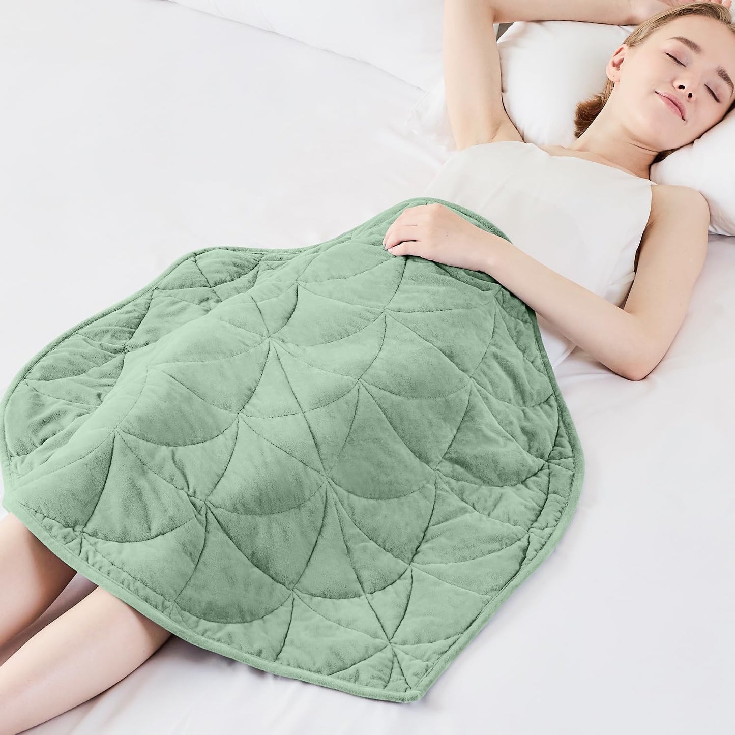 Weighted Lap Blanket 5 lbs for Adults - Soft & Portable Design
