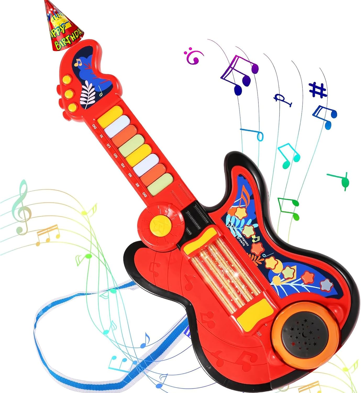 4-in-1 Kid Guitar Set with Lullaby Projector - Cozybuy
