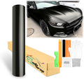 60in x 540in Black Matte Metallic Satin Pearl Vinyl Wrap Sheet