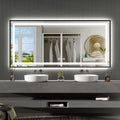 Amorho 60in X30in LED Bathroom Mirror with Anti-Fog Features