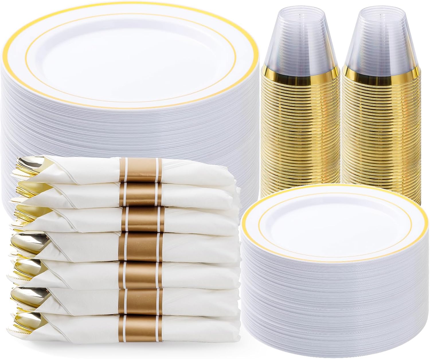 Ultimate Gold Party Set for 50 Guests - BESTVIP!