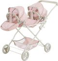 Olivia's Little World Twin Baby Doll Stroller - Realistic Double