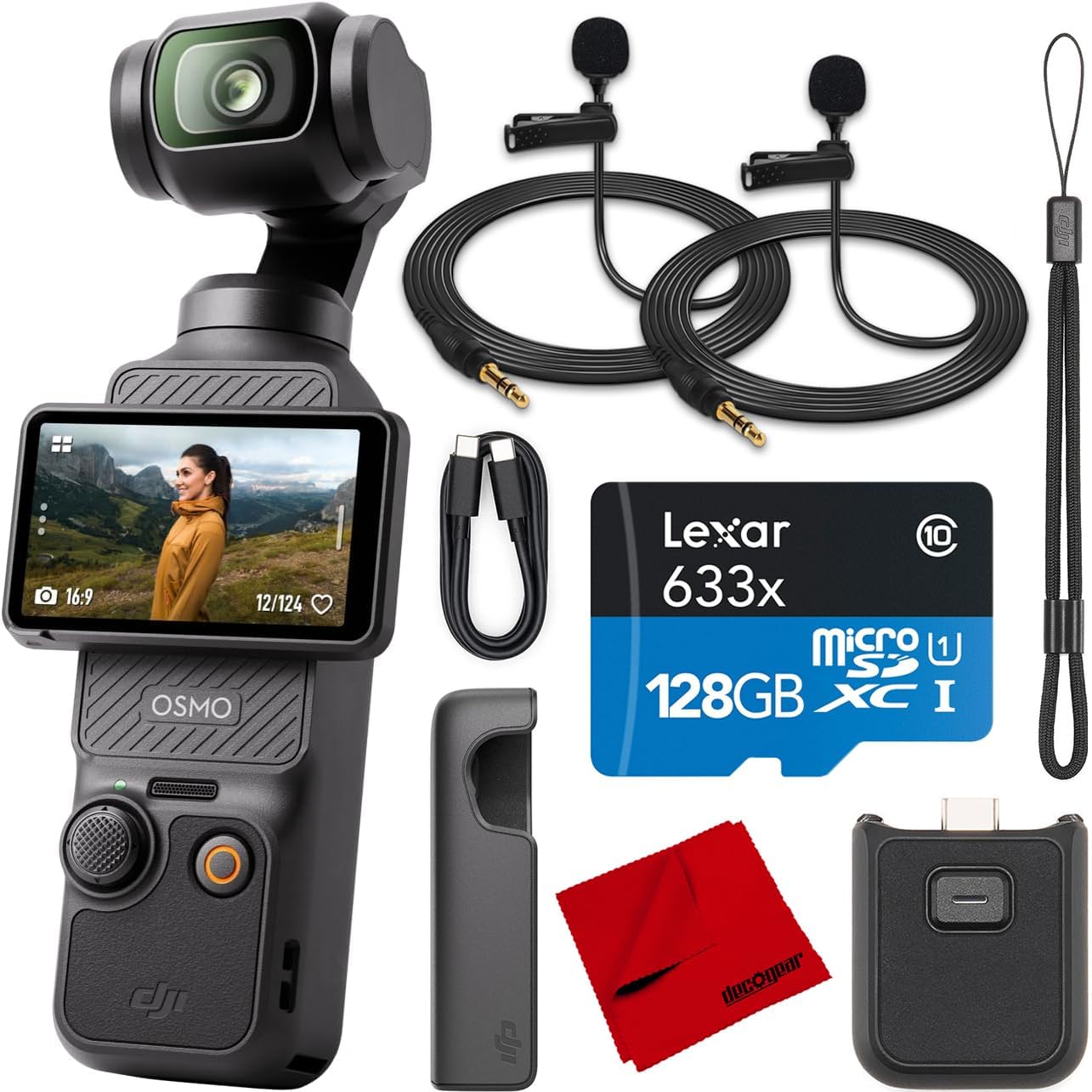 DJI Osmo Pocket 3 Vlogging Camera with 4K Video and Stabilization