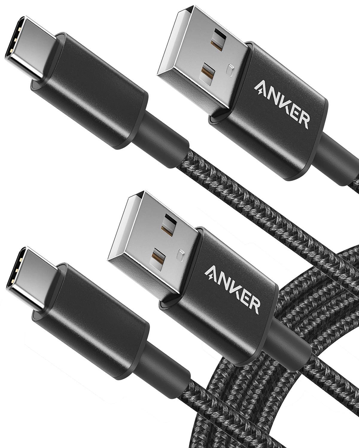 Anker 6FT USB-C Charger Cable [2 Pack] Fast Charging for Samsung, LG, Beats