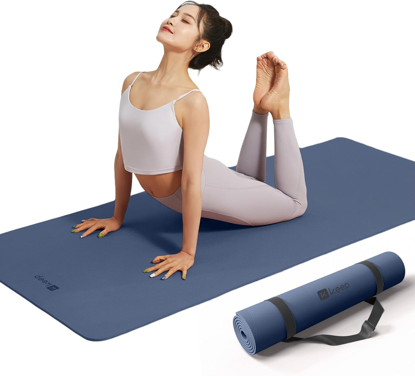KEEP 32 Extra Wide Non-Slip Yoga Mat for Pilates & Workout