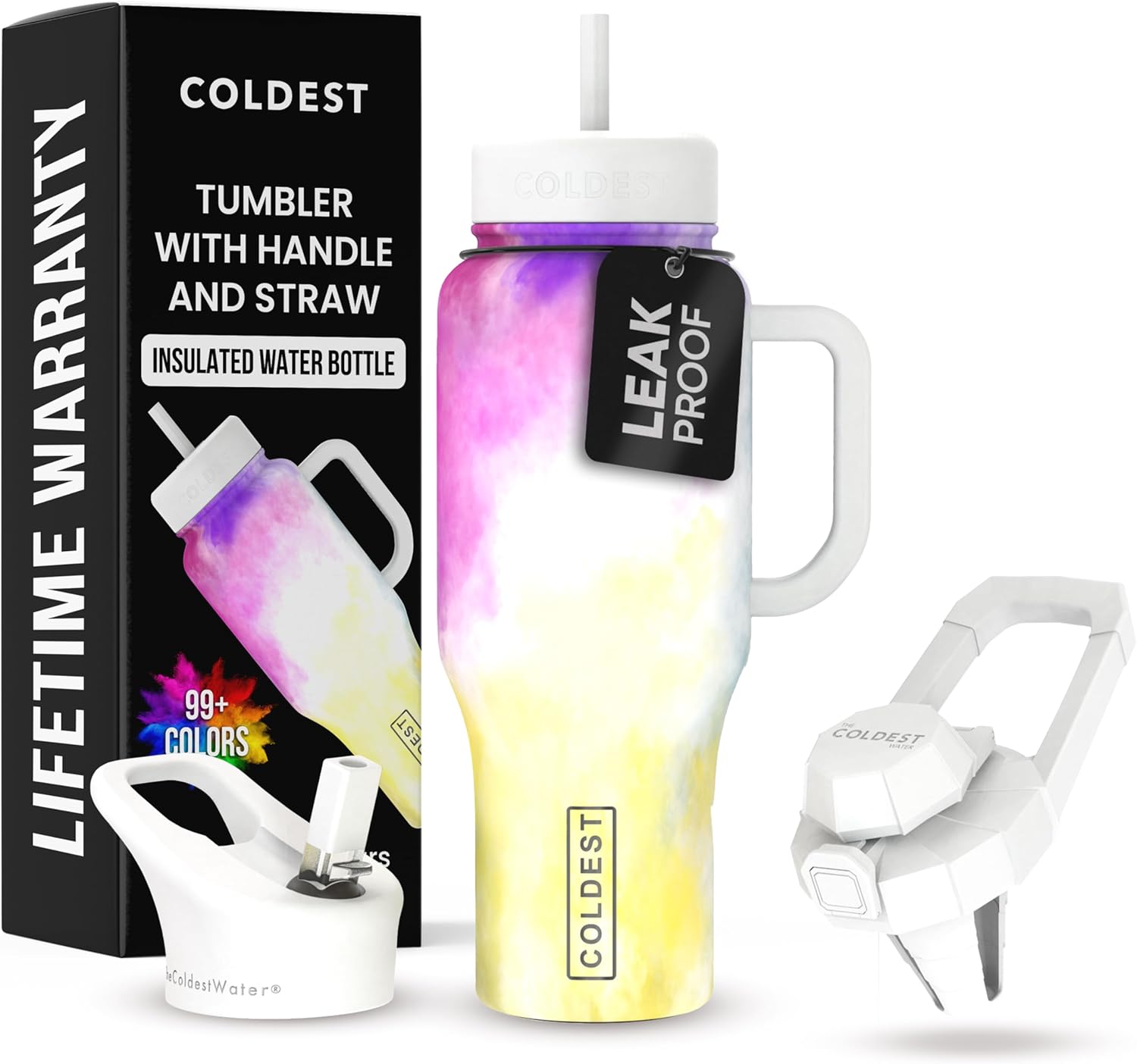 Coldest Tumbler with Handle and Straw for Ultimate Hydration
