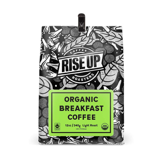 Fair Trade Organic Breakfast Coffee - 12oz Whole Bean