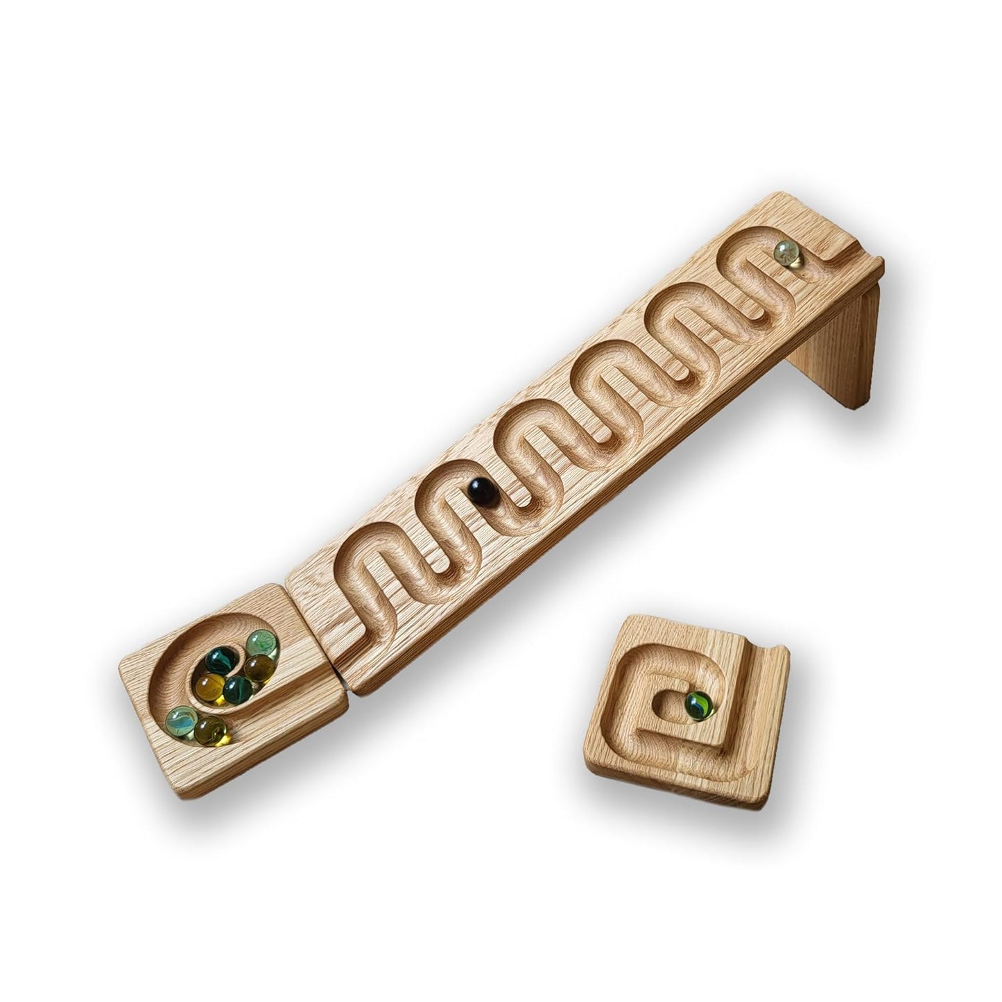 Personalized Marble Race Wooden Maze Board for Kids Fun
