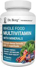Whole Food Multivitamin with Minerals - Daily Multivitamin
