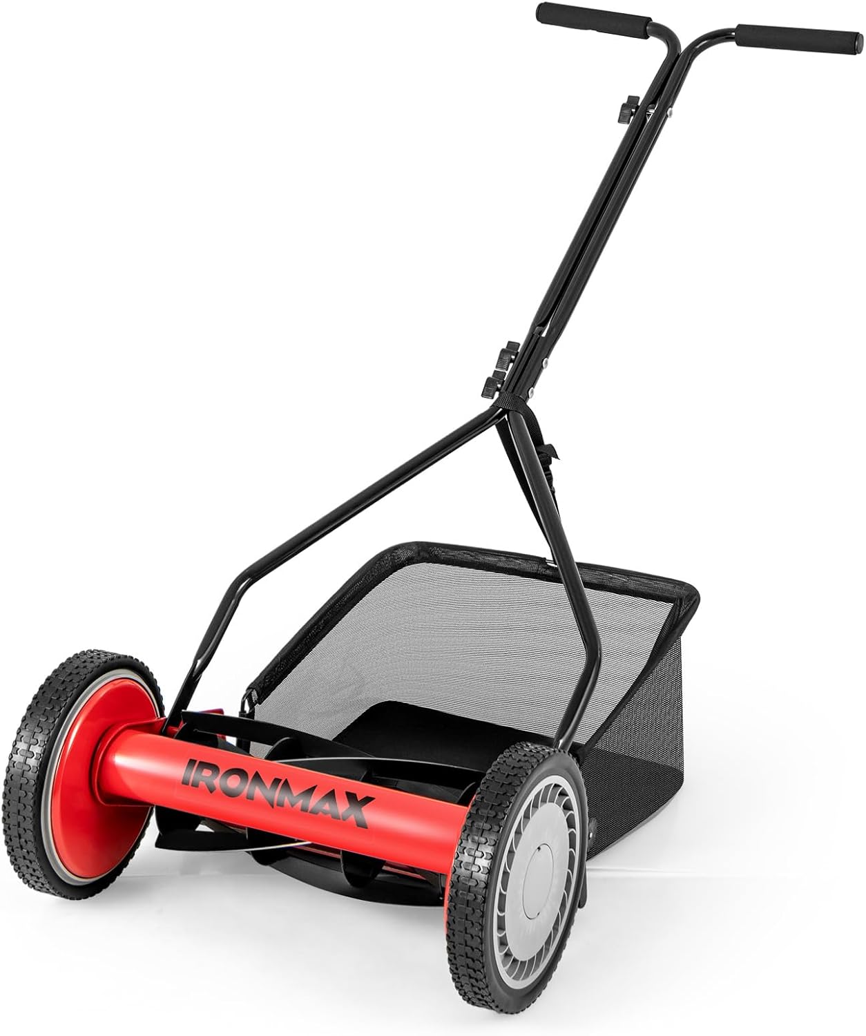 Goplus 14 Inch Manual Lawn Mower with 5-Blade Cutting System