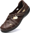 Women's Casual Loafers Slip On Comfort Walking Flats - Soft Leather PU