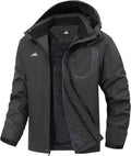 Men's Ski Jacket with Hooded Snowboarding Waterproof (Style RTY2)