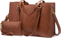 LOVEVOOK Laptop Bag for Women - Stylish Waterproof Tote Purse