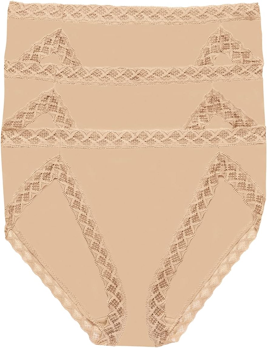 Natori Women's Bliss French Cut 3-Pack for Ultimate Comfort