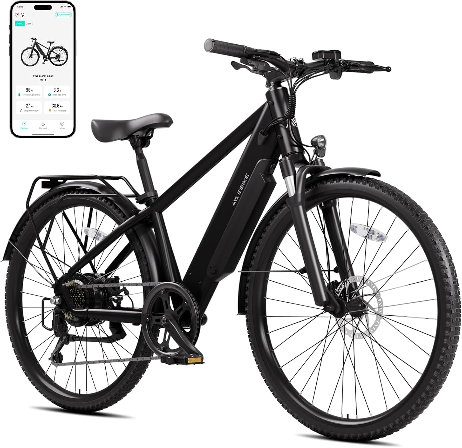 TST Electric Bike for Adults with 1000W Motor and 60 Mile Range