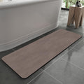 Bath Mat Rug Non Slip Quick Dry 24ftx48ft - Thin Faux Suede Bath Rug
