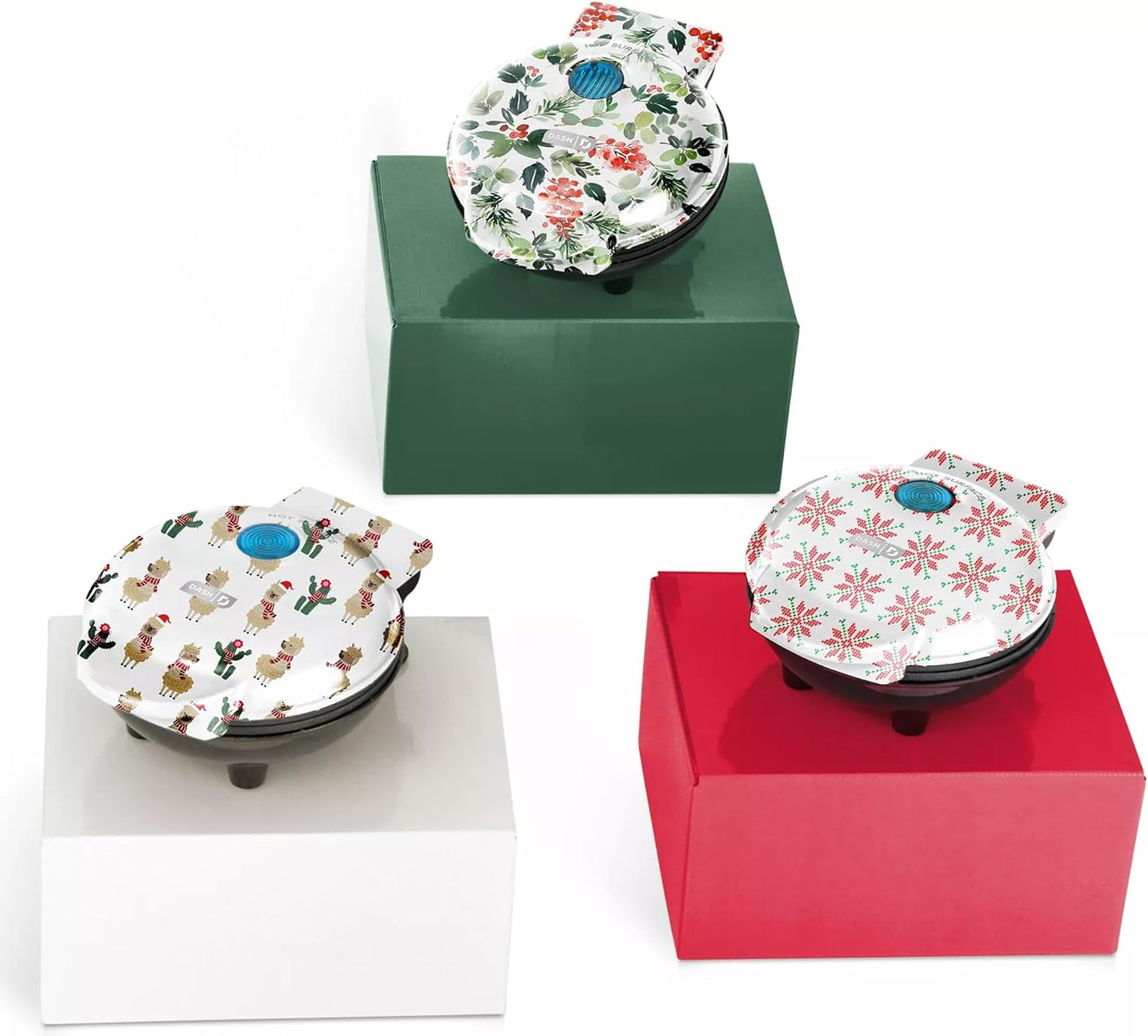 Dash Mini Pizzelle Makers: Easy Clean, Non-Stick (Holiday)