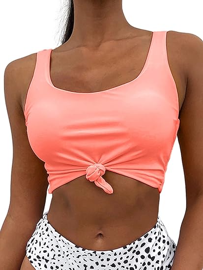 ZAFUL Women's High Waisted Tankini Set for Stylish Swimwear