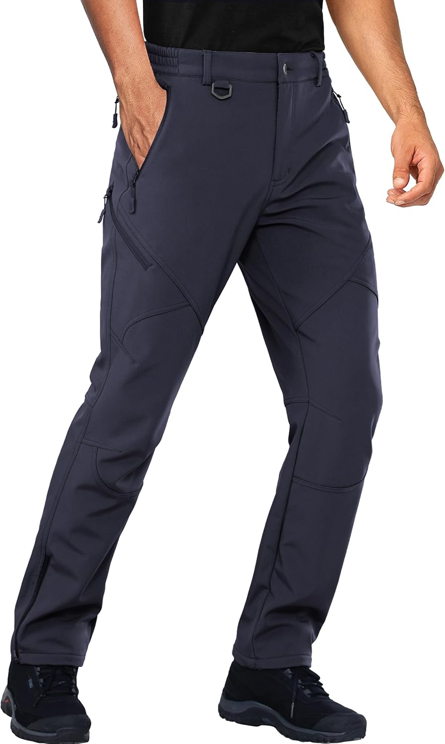 Stlight Mens Snow Ski Water Repellent Softshell Pants for Winter
