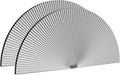Half Circle Blackout Cellular Shades 2 Pack White 36in x 72in
