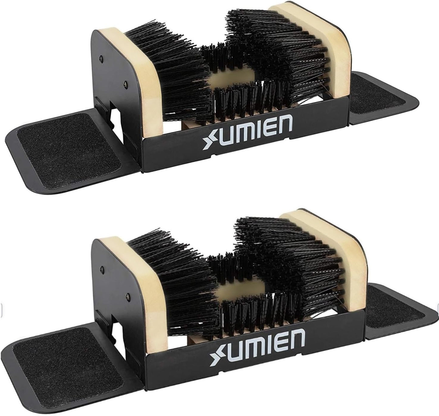 Umien 2 Pack Boot Scraper Outdoor Shoe Brush for Heavy-Duty Cleaning