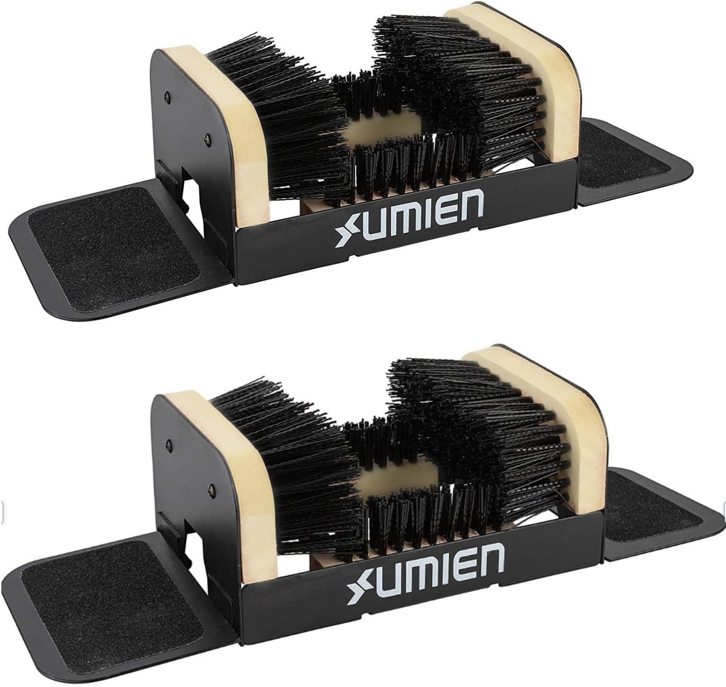 Umien 2 Pack Boot Scraper Outdoor Shoe Brush for Heavy-Duty Cleaning