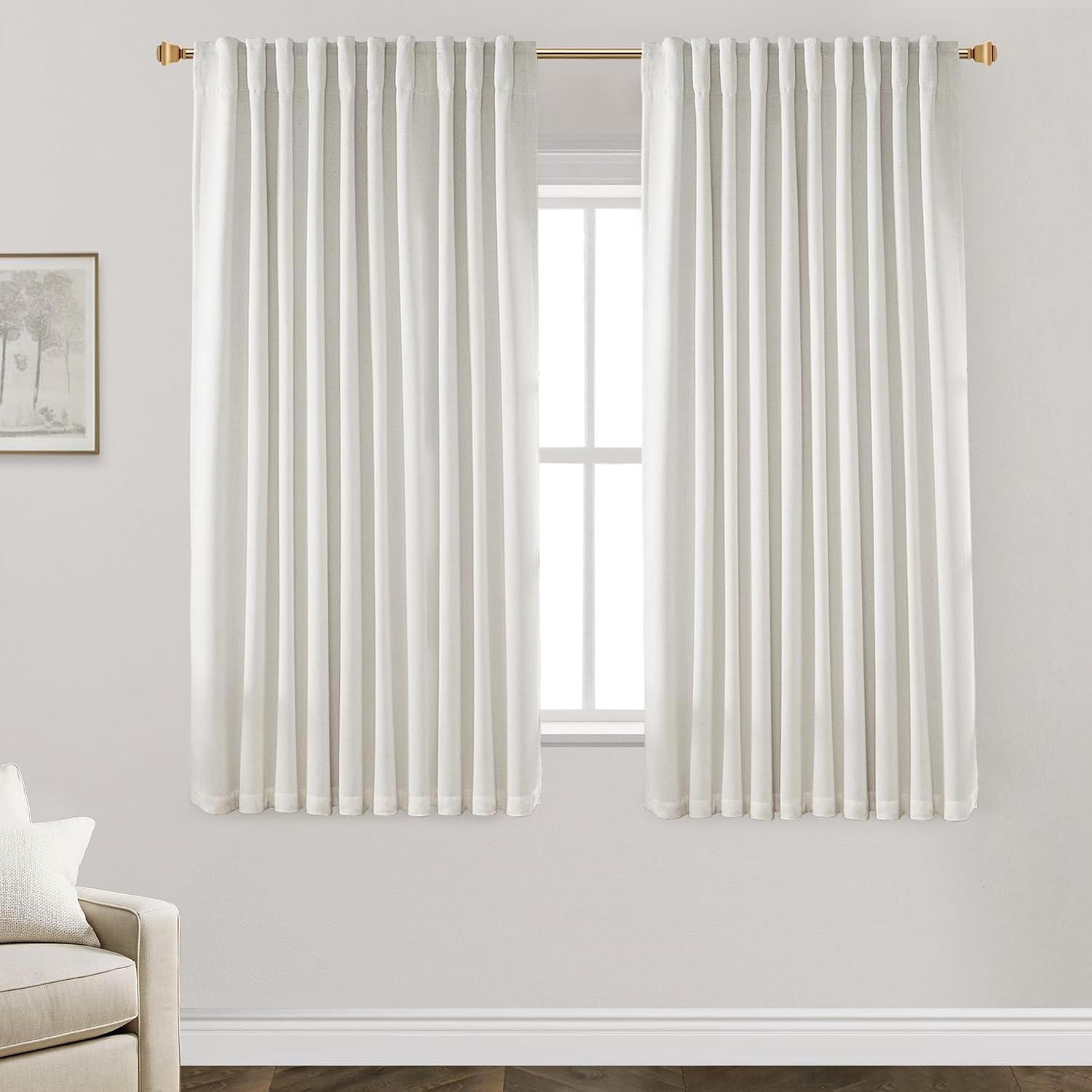 Panelsburg Extra Wide Blackout Curtains for Bedroom Windows