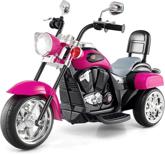 Costzon Kids Motorcycle - 6V Battery Powered Ride on Chopper