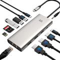 USB C Docking Station Triple Display 12-in-1 USB C Hub - Multiport