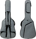 36 Inch Acoustic Guitar Bag Soft Gig Case Grey - Padded Protection