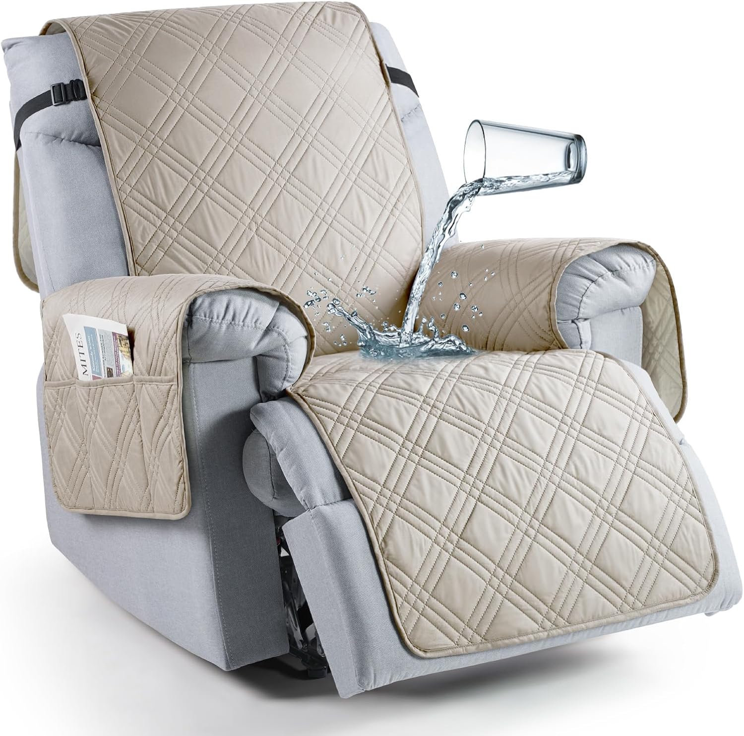 100% Waterproof Recliner Chair Cover for Large Recliners