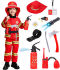 Firefighter Costume for Kids - Realistic Toddler Fireman Set