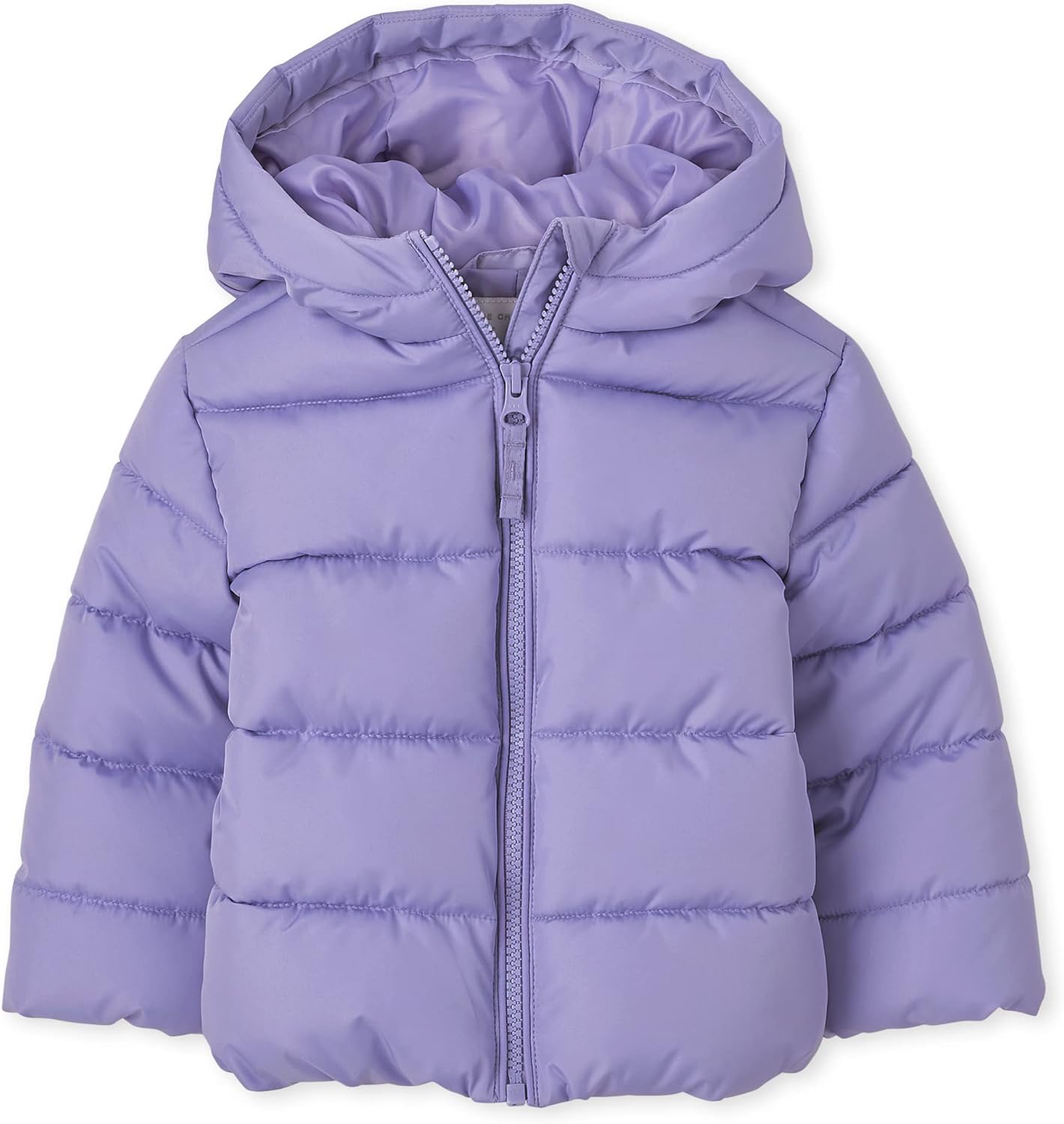 Medium Weight Wind-Resistant Puffer Jacket for Girls' Comfort
