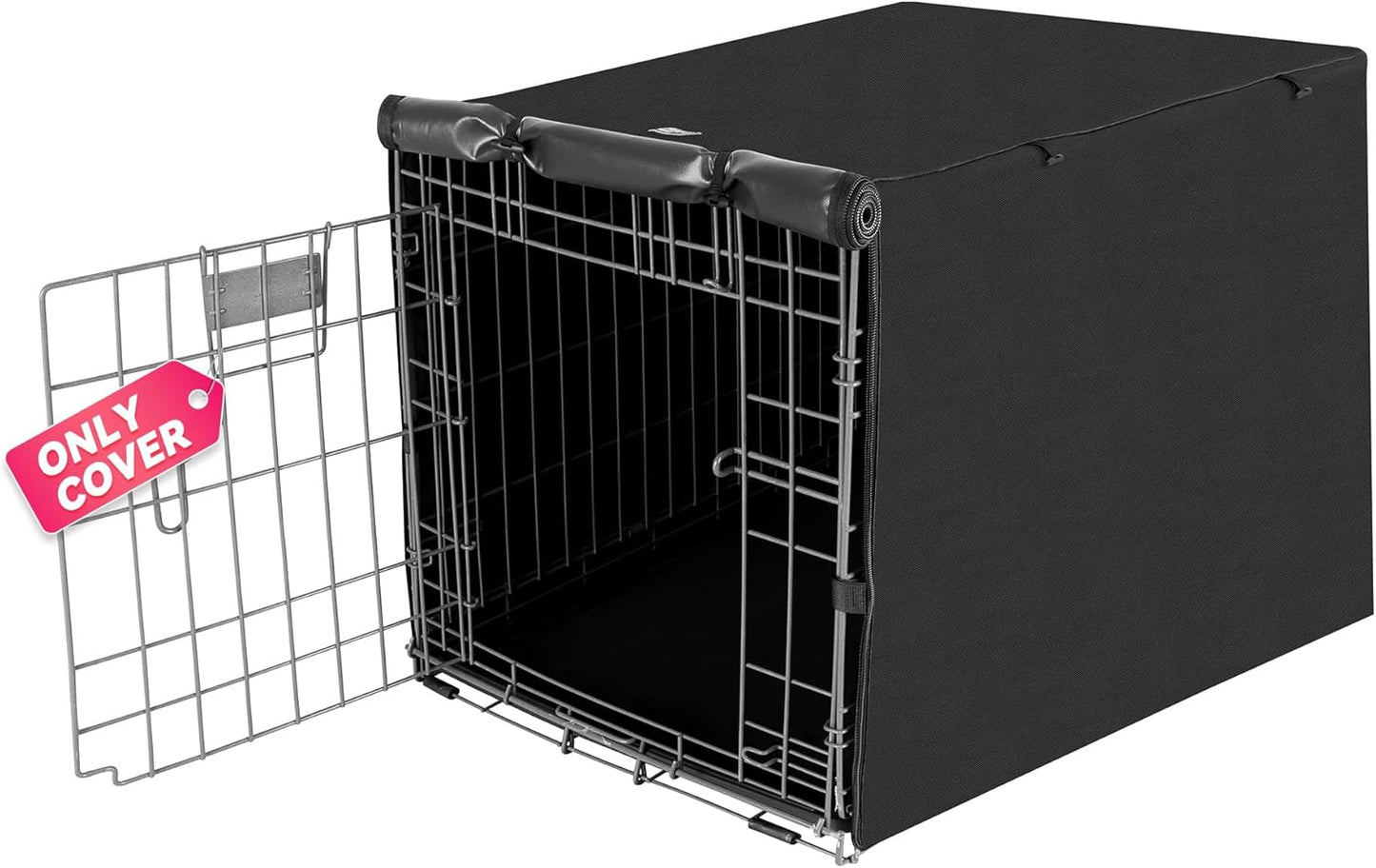 48 Inch Dog Crate Cover for Large Wire Kennels - Windproof Design